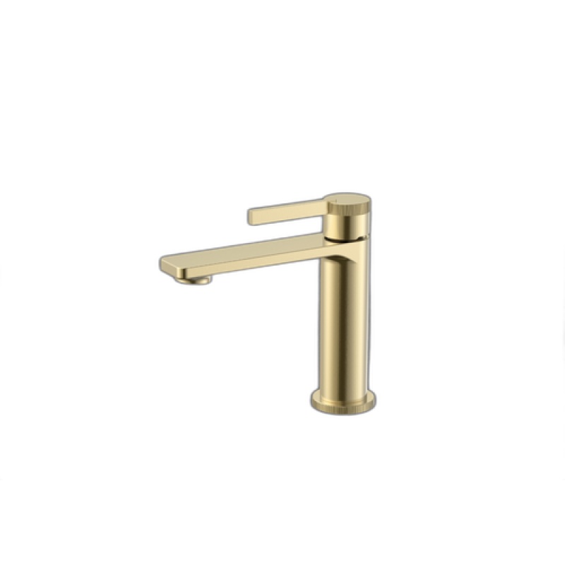 Bf.Gf08.Bg Gullfoss8 Brass Bathroom Faucet - Single Handle - Brushed Gold