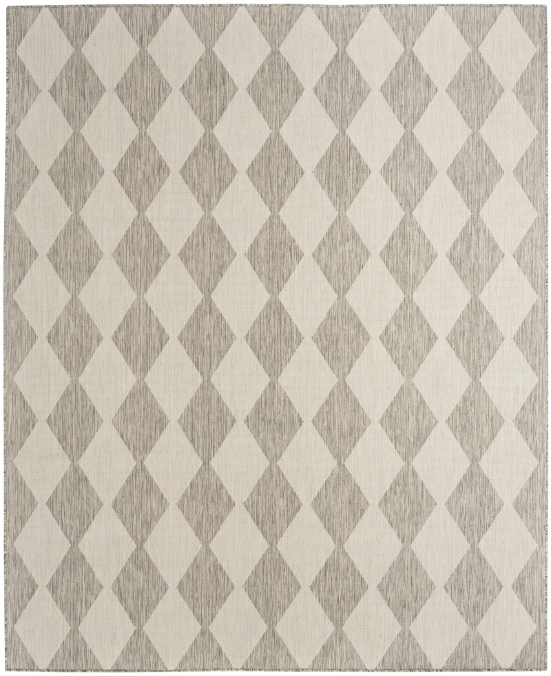 Positano Pos04 Light Grey Area Rug, 9 Ft x 12 Ft