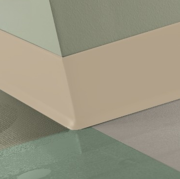 Johnsonite Silk Vinyl Traditional Wall Base - 2.5" X 48" X .080" Toe - Traditional Wall Base