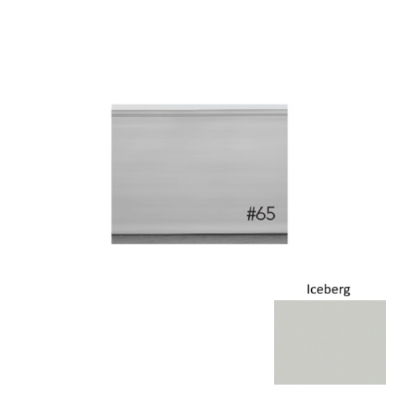 Pinnacle Plus #65 Vertical Iceberg Rubber Wall Base - 4 5/8" X 8 Ft