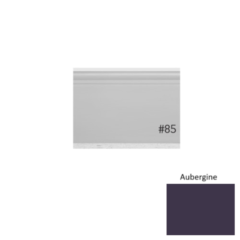 Pinnacle Plus #25 Classic Aubergine Rubber Coil Wall Base - 4 9/16" X 60 Ft