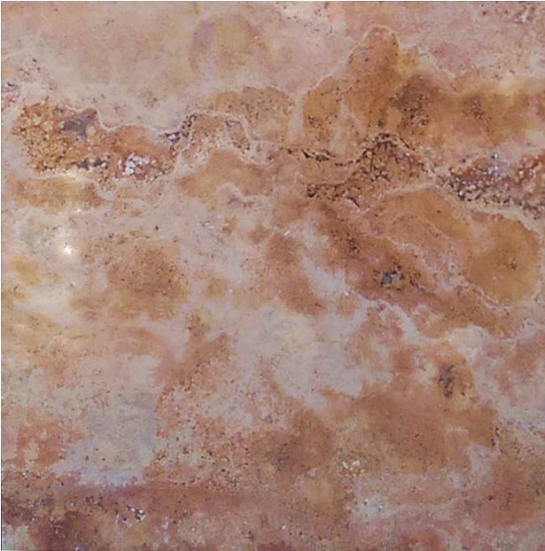 Rojo Travertine Tile - Filled & Honed