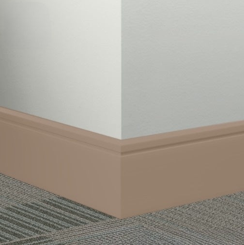 Johnsonite Sandalwood Rubber Millwork Contoured Wall Base