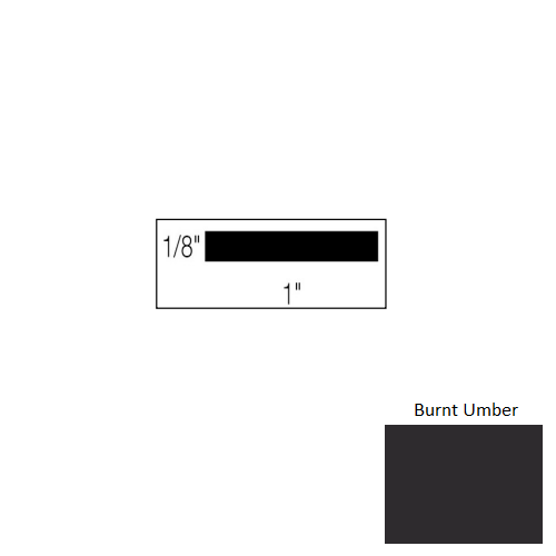 Johnsonite Burnt Umber Vinyl Moulding / Trim
