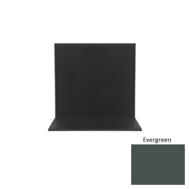 Pinnacle Evergreen Rubber Sanitary Toe Wall Base - 4" x 48"