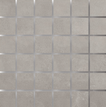 Powder Argent Porcelain Mosaic - 2" X 2" - Matte