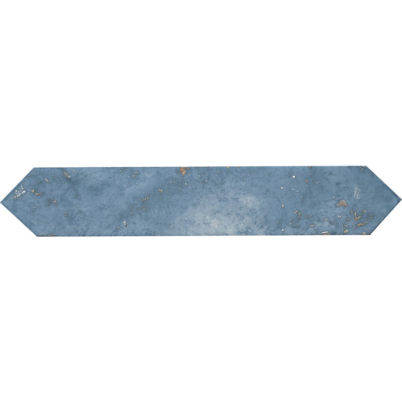 Piccadilly Rustic Blue Ceramic Tile - Glossy - 1.7" X 9.6"