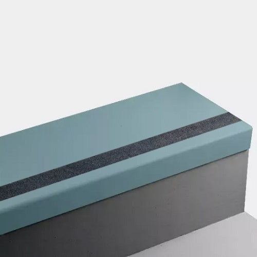 Johnsonite Dream Teal Hammered Rubber Stair Tread