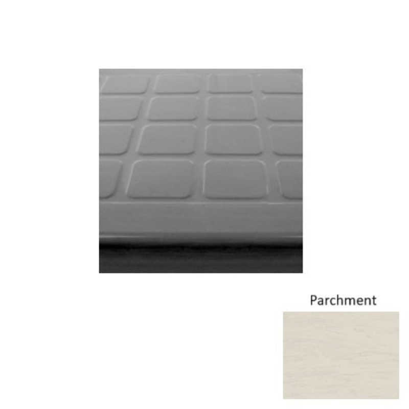 Marbleized 94 Parchment Raised Square Rubber (Sq) Stair Tread - Textured