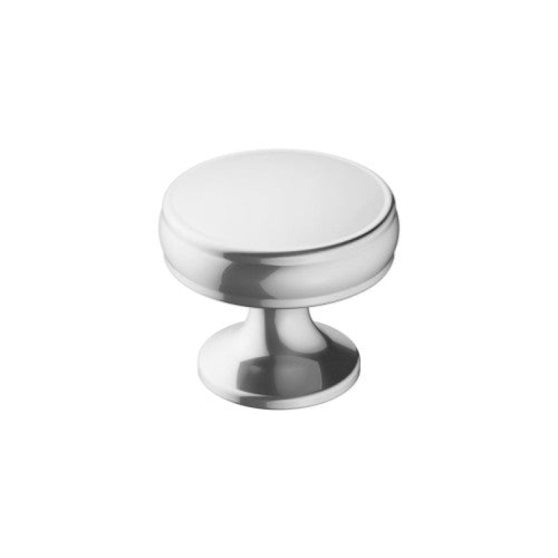 Renown Zinc Cabinet Knob - Polished Chrome - 1 1/4" (32 Mm) Length