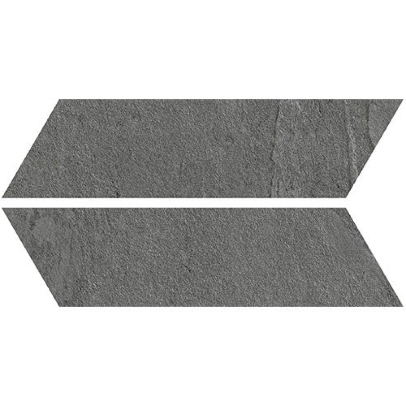 Waterfall Grey Gramma 72 Accent Chevron Porcelain Tile - Matte - 6.63" X 19.5"