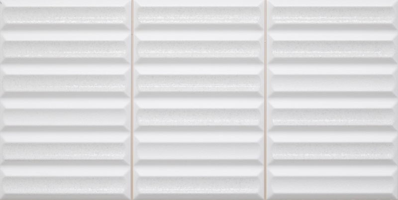 Highlight White Ceramic Tile - Matte - 8" X 16"