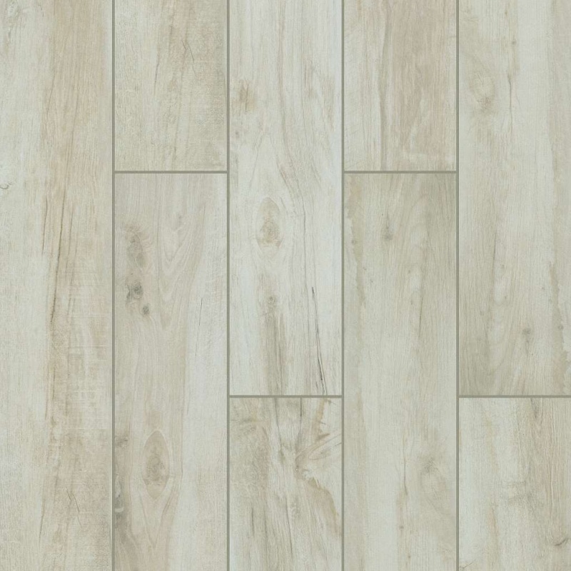 Savannah Pearl Porcelain Tile - Hand Scraped - 8" X 48"
