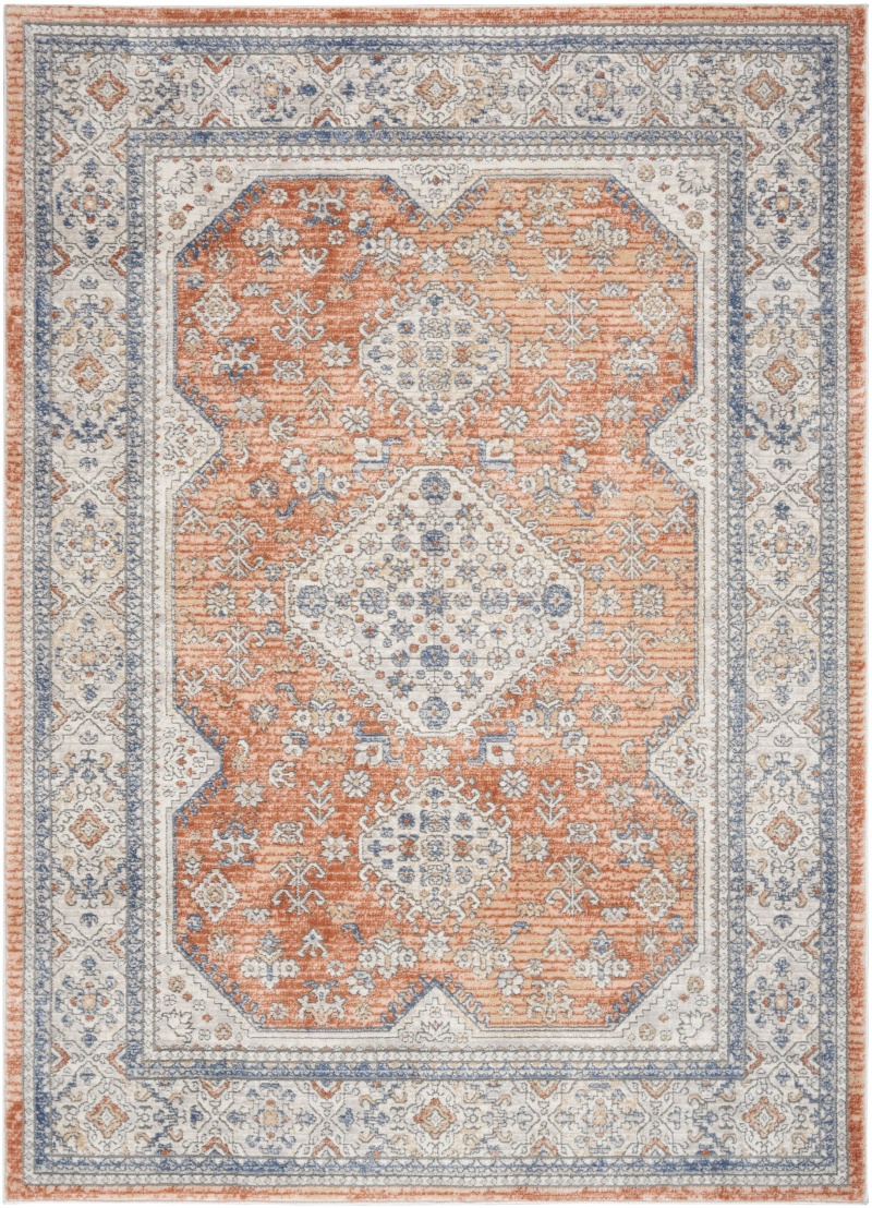 Series 4 Sr403 Cream / Multi Vintage Area Rug