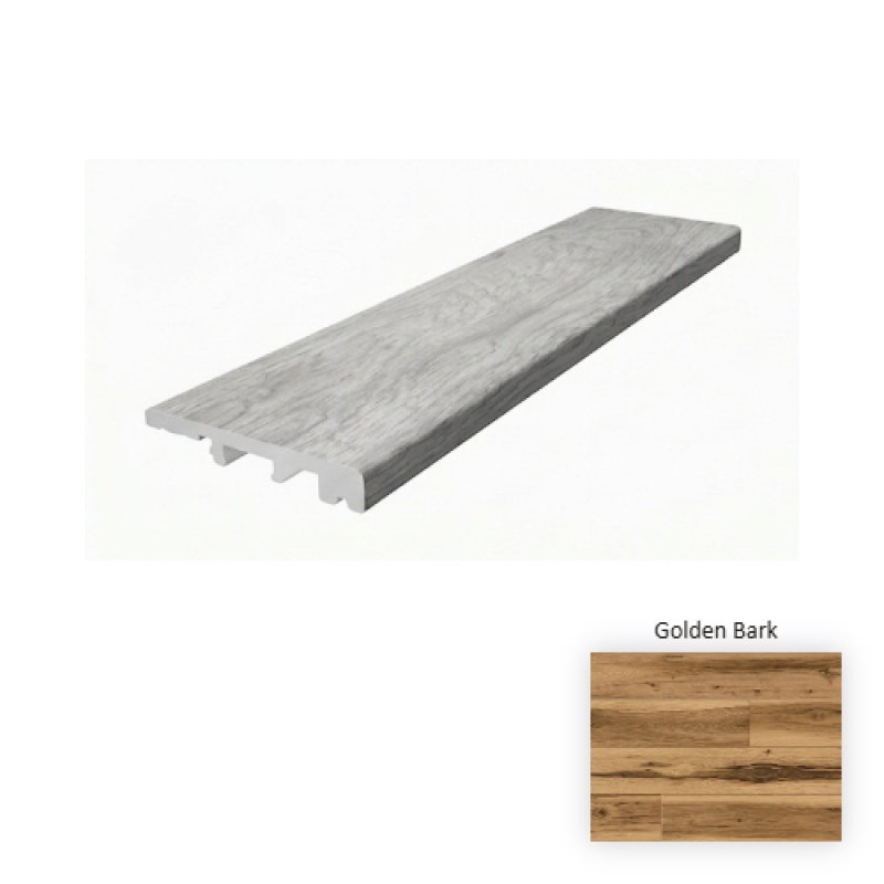 Foundation Golden Bark 94" End Cap - Urethane