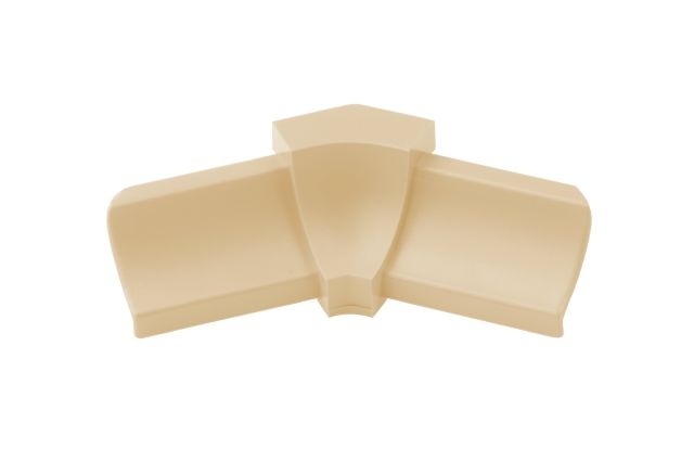 Dilex Phk 135 Degree Inside Corner Plastic Pvc Tile Edging Trim - Bahama - 1/2" X 1"