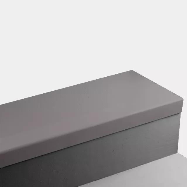Johnsonite Fudge Hammered Textured Rubber Angle-Fit Stair Tread, 14 1/4" x 72", Without Riser (Sq)