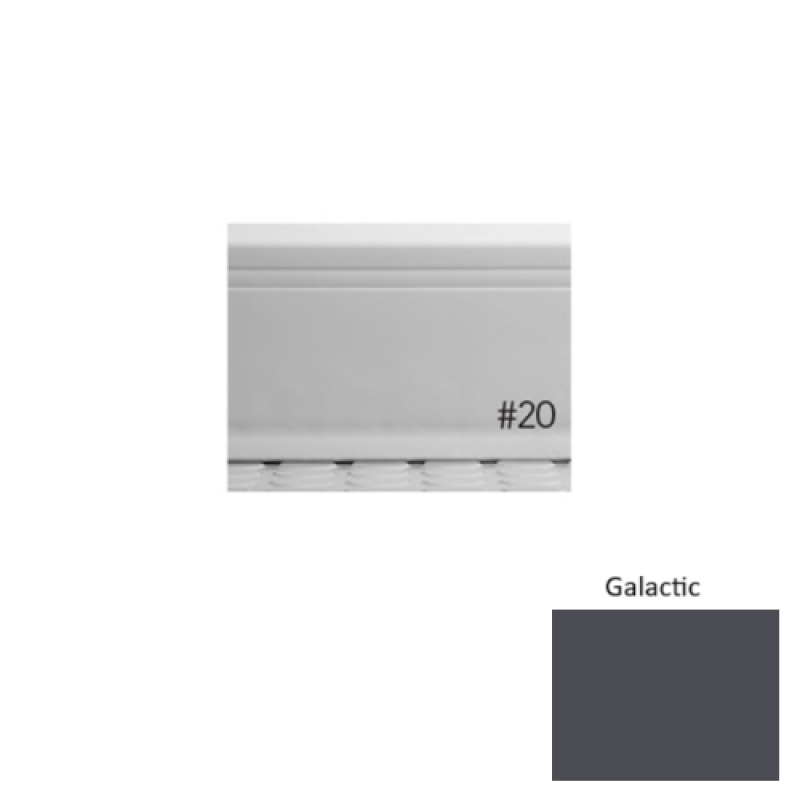 Pinnacle Plus #20 Draft Galactic Rubber Coil Wall Base - 4" X 120 Ft