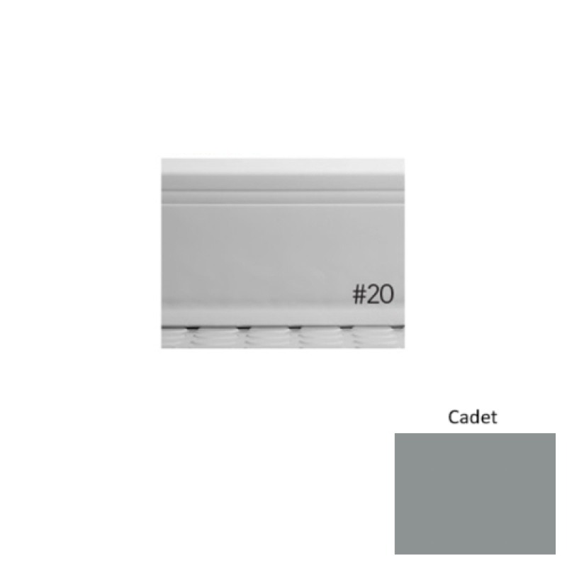 Pinnacle Plus #20 Draft Cadet Rubber Coil Wall Base - 4" X 120 Ft