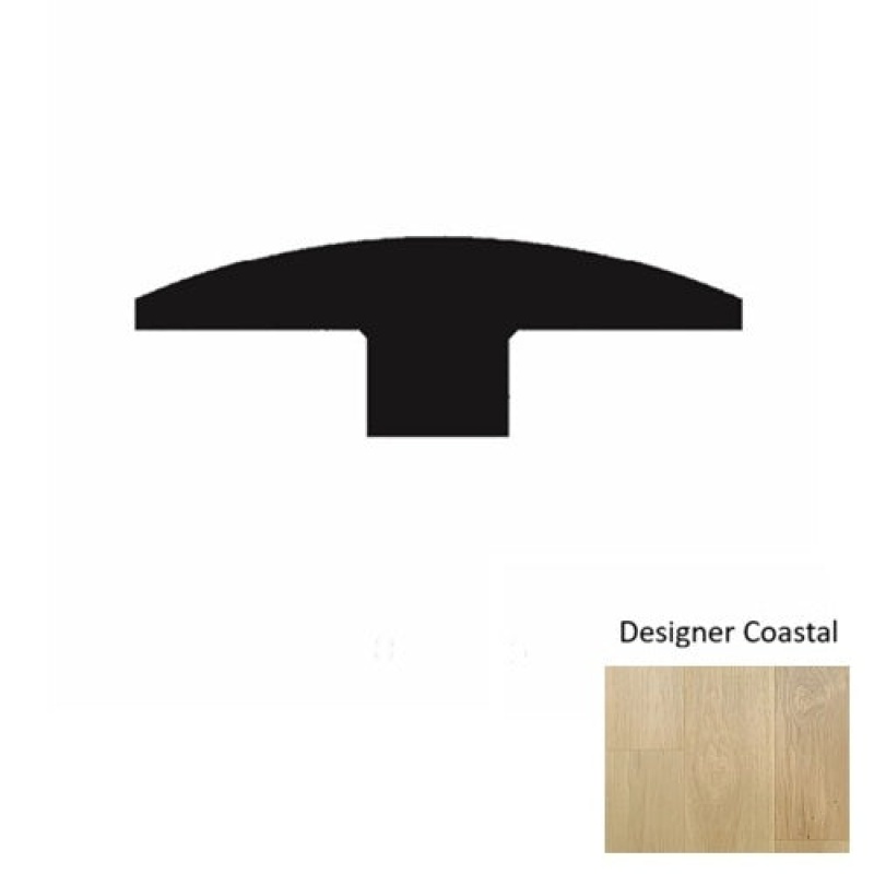 Designer Coastal Hardwood Moulding / Trim - 78" T Molding - Wire Brushed