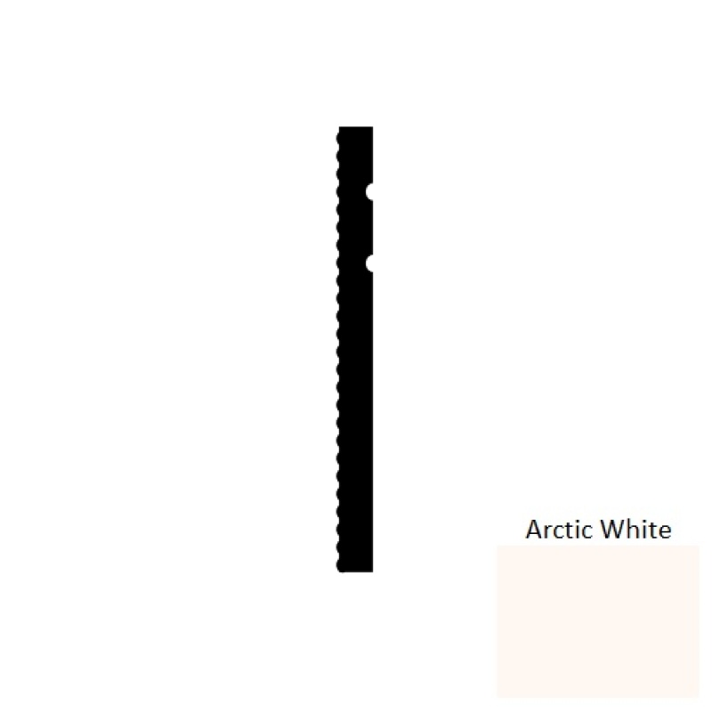 Arctic White Echo Sec Thermoplastic Rubber Wall Base