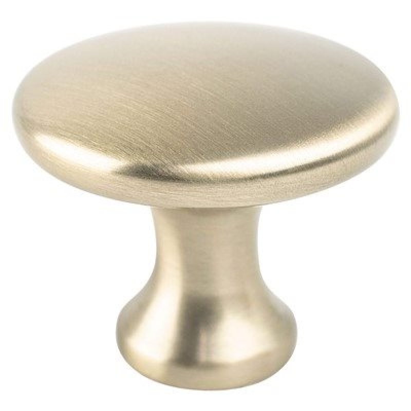 Advantage Plus Contemporary Advantage Five Zinc Cabinet Knob - Champagne - 1 1/8" Diameter
