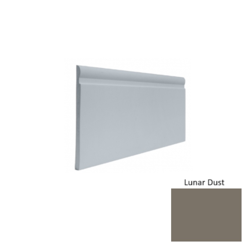 Contours #85 Fashion Lunar Dust Rubber Profiled Wall Base - Satin