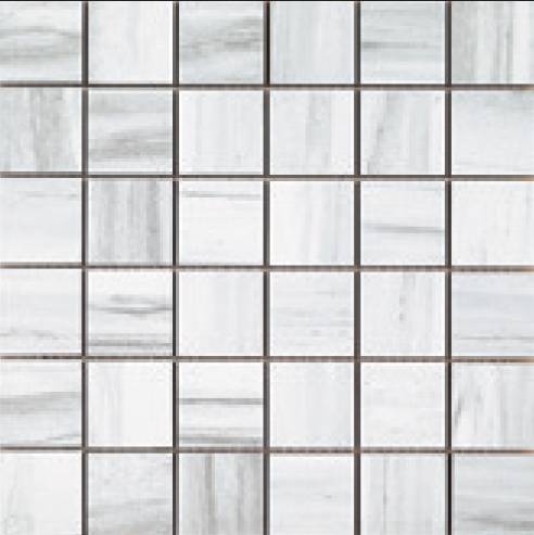 Apollo Grey Porcelain Mosaic - 2" x 2" - Natural