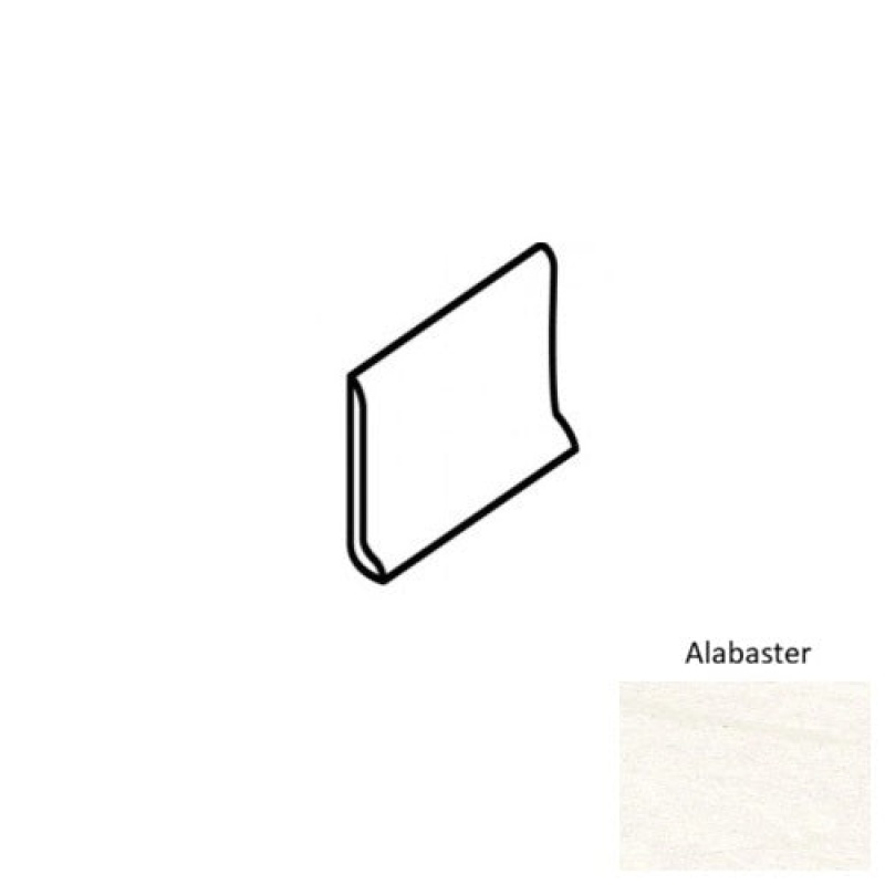 Volcex Alabaster Porcelain Floor & Wall Trim