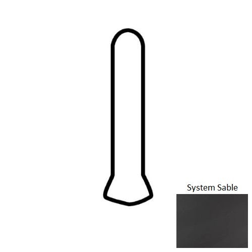 Method System Sable Porcelain Floor & Wall Trim - 1" X 6" Cove Base Outcorner - Unpolished
