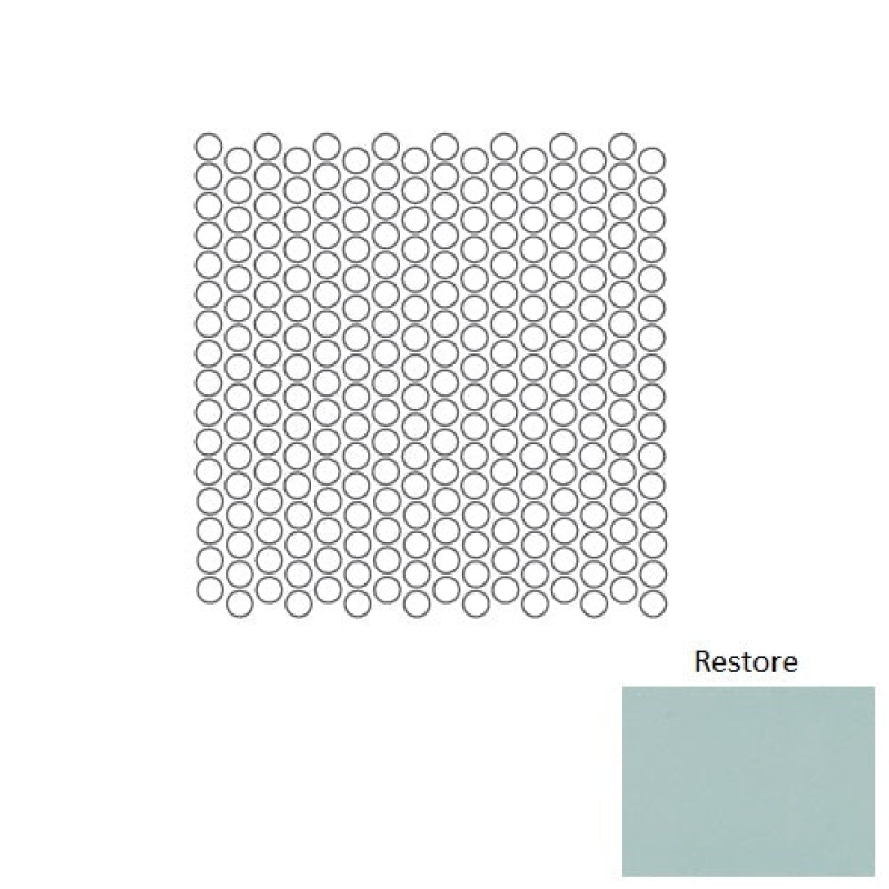 Color Story Mosaic Restore Ceramic Mosaic - 3/4" Penny Round - Glossy
