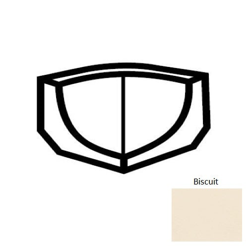 Keystones Unglazed Mosaic Biscuit Porcelain Floor & Wall Trim - 1" X 1" Cove Base Incorner Square - Matte