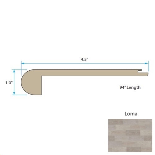 Sawatch Loma Luxury Vinyl Flush Stair Nose
