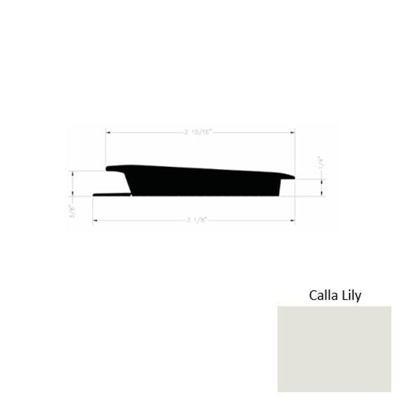 Solid 75 Calla Lily Rubber Rolling Traffic Transition