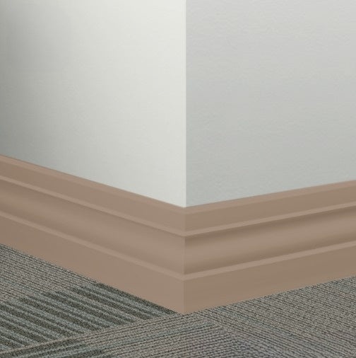 Johnsonite Sandalwood Rubber Millwork Contoured Wall Base