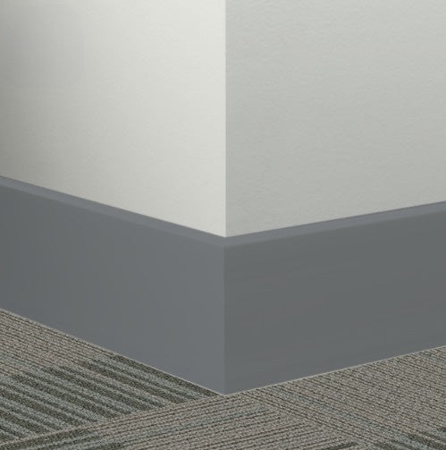Johnsonite Bedrock Rubber Millwork Contoured Wall Base - 3" X 96" X 3/8" Mandalay 3" - Millwork Contoured Wall Base