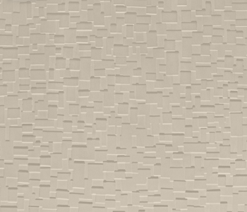 Johnsonite Almond Cubis Solid Color Rubber Tile - Textured - 24" X 24"