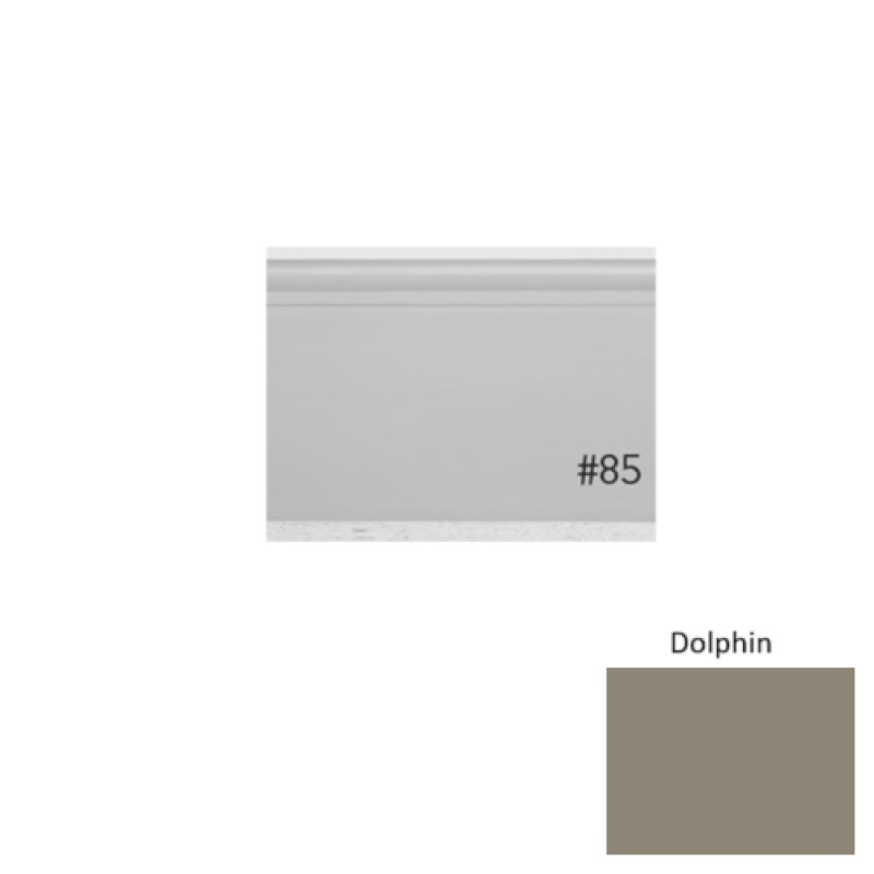 Pinnacle Plus #25 Classic Dolphin Rubber Coil Wall Base - 4 9/16" X 60 Ft