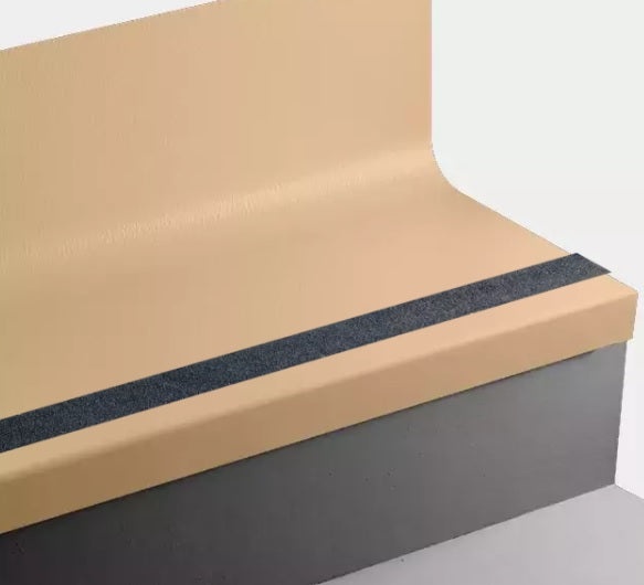 Johnsonite Mr Sunshine Hammered Rubber Stair Tread