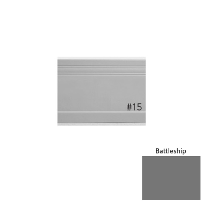 Pinnacle Plus #15 Impluse Battleship Rubber Coil Wall Base - 5 1/4" X 60 Ft