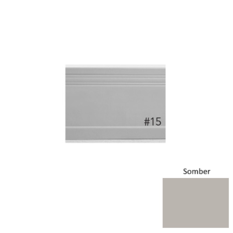 Pinnacle Plus #95 Invent Somber Rubber Coil Wall Base - 5 1/2" X 60 Ft