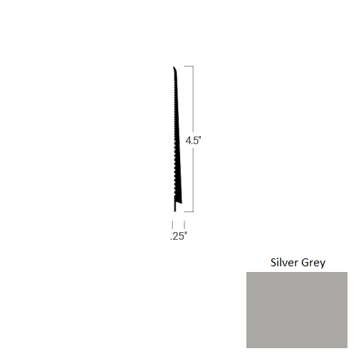 Silver Grey Rubber Tightlock Carpet Base