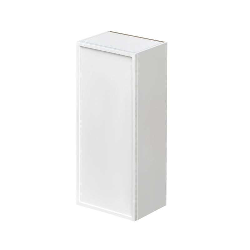 Shady White Slim Shaker Wood Kitchen Wall Cabinet - 12" X 12" X 36" (Assembly Required) - White