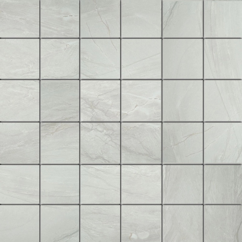 Durban Grey Porcelain Mosaic - 2" X 2" - Matte