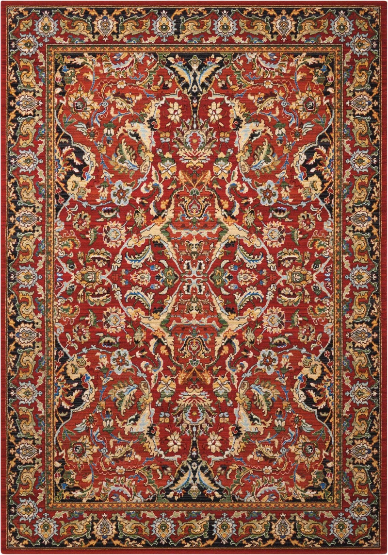 Timeless Red Wool Traditional Area Rug, 12 Ft x 15 Ft