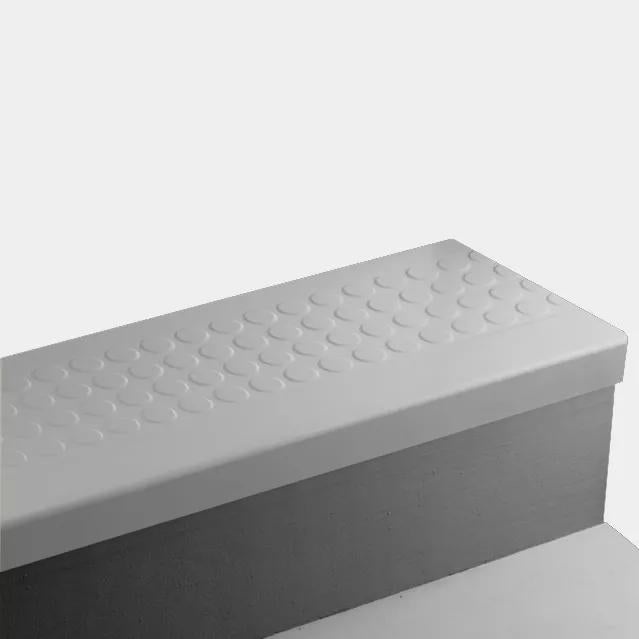 Johnsonite Mt Rainier Raised Round Rubber Stair Tread