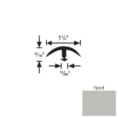 Flextones Fjord Vinyl 161 Snap Down Edging - 1 1/4" X 12 Ft - Thermoplastic