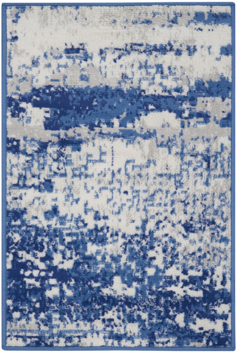 Whimsicle Whs06 Ivory Navy Area Rug