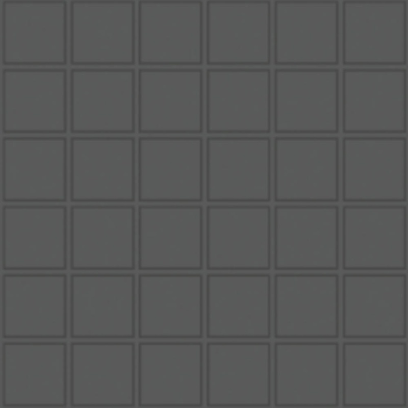 Soho Retro Black Ceramic Mosaic - 2" x 2" Matte