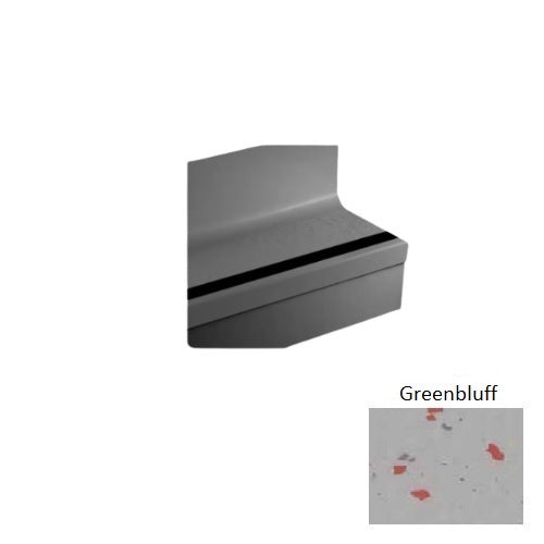 Johnsonite Greenbluff Cubis Rubber Stair Tread with Riser